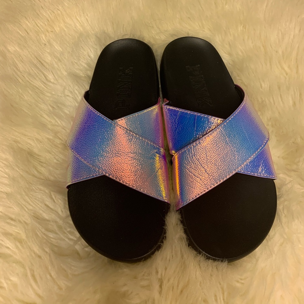 Nwot Victoria Secret Pink Slides - image 2